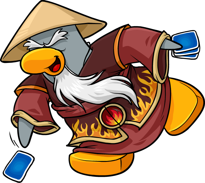 Image Sensei Fire Suit Png Club Penguin Wiki Fandom - Club Penguin Card Jitsu (694x622)