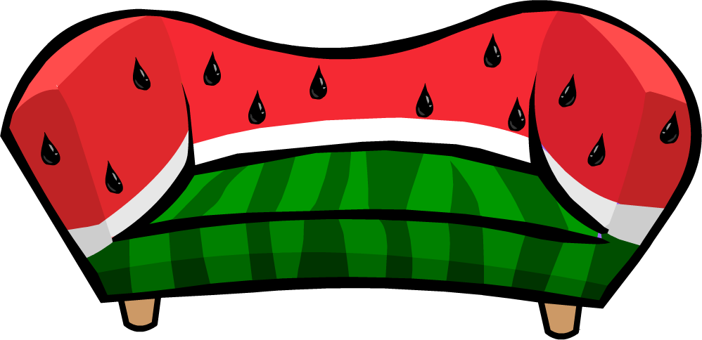 Watermelon - Muebles De Club Penguin (998x484)