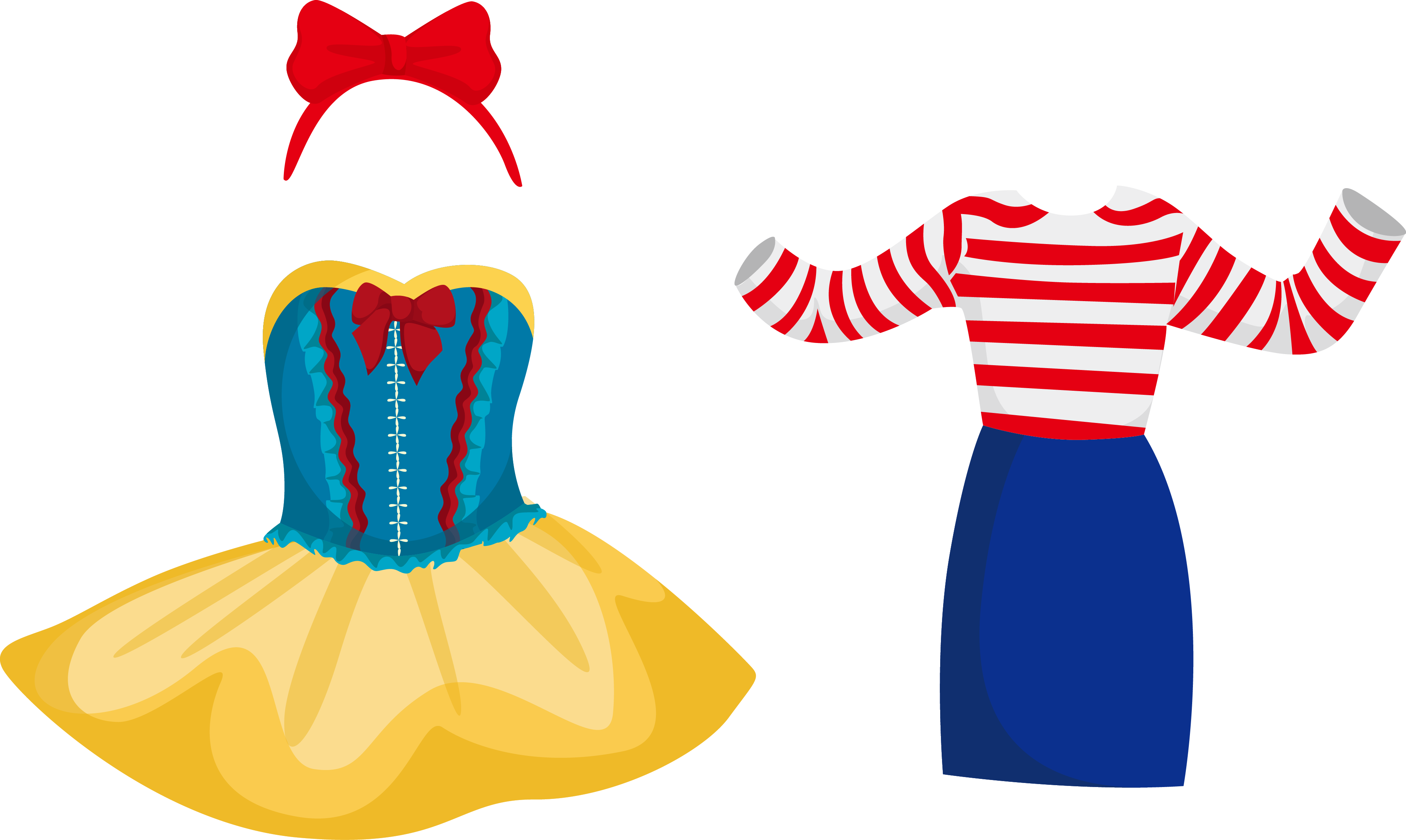 Snow White Cartoon - Clothing (3794x2268)
