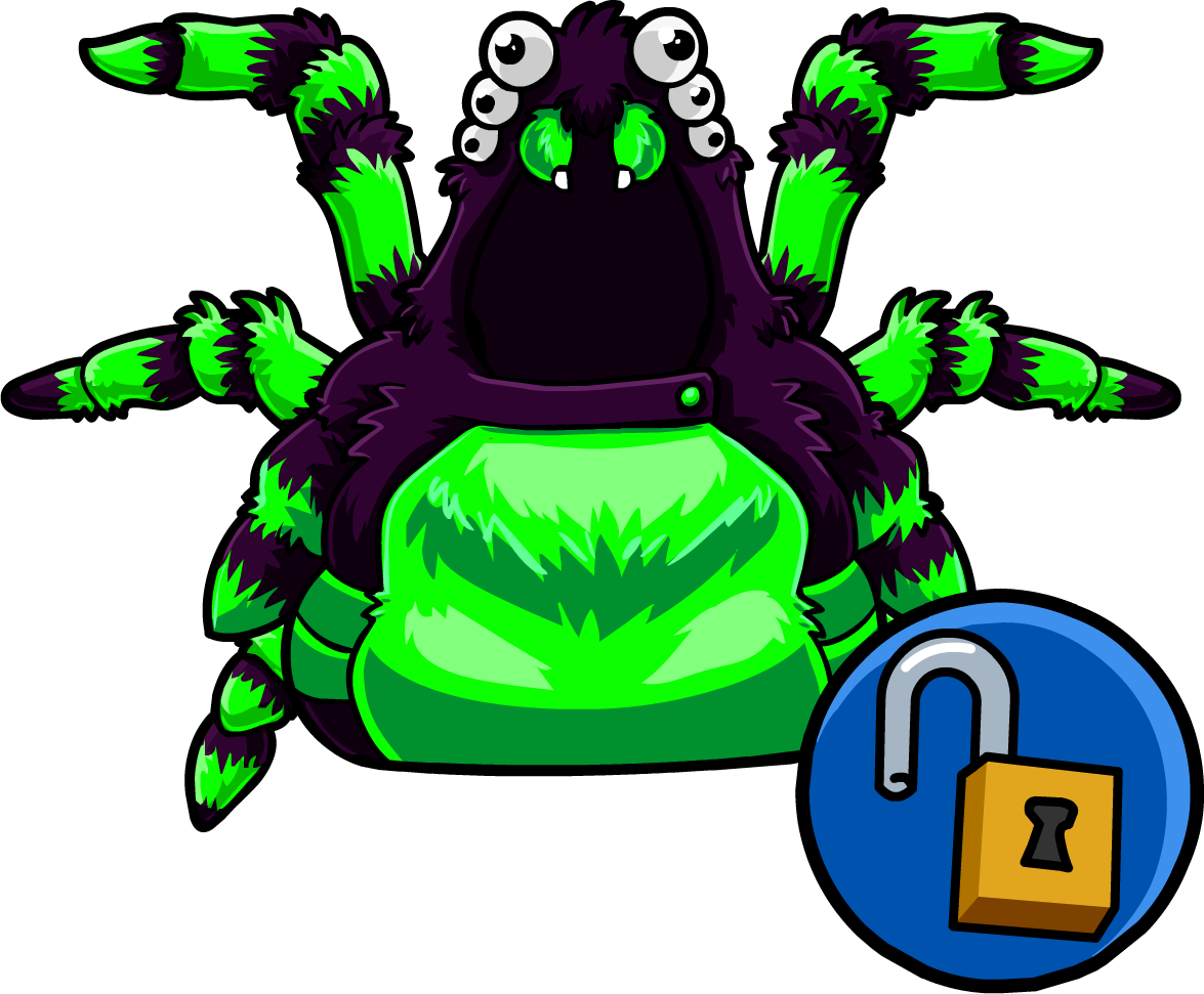 Green Spider Costume - Codes For Club Penguin Costumes (1175x971)