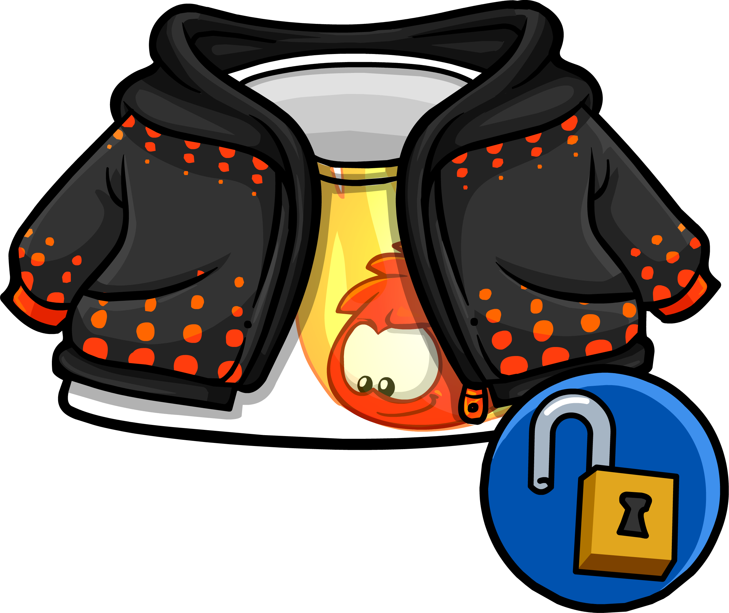 Club Penguin Blue Puffle Hoodie - Body Club Penguin Id (2346x1975)