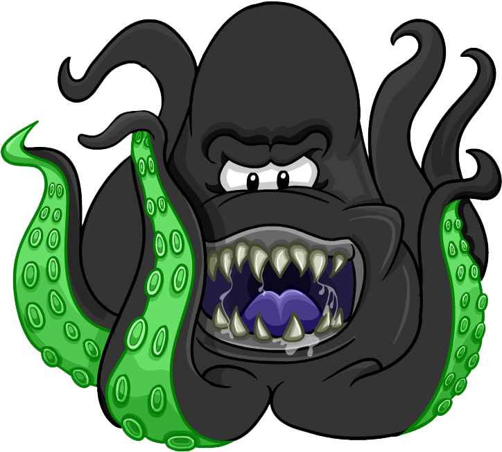 Space Squid Costume - Space Squid Club Penguin (738x660)