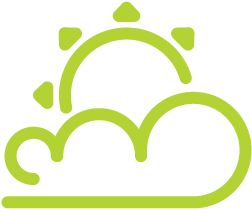 Solar Systems Are Effective On Both Sunny And Cloudy - Circle (351x350)