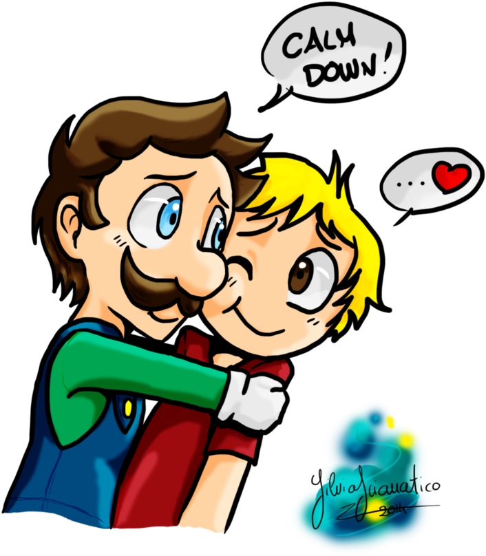 Calm Down By Jpegfluffy - Cartoon (863x926)