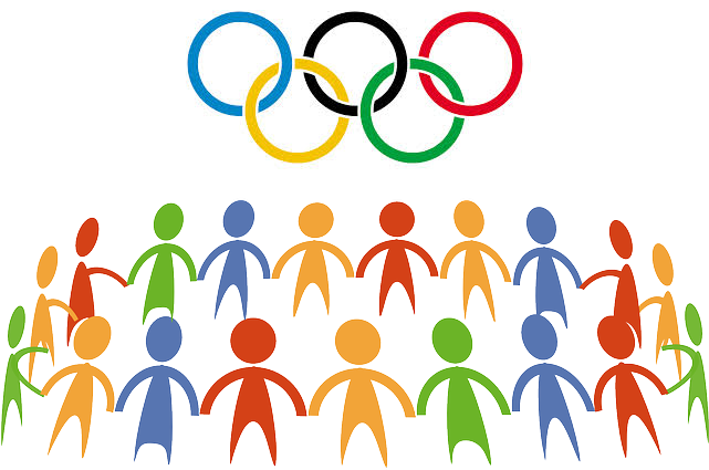 Namc Montessori Values Olympic Spirit Rings Holding - Spirit Of The Olympic Games (640x472)
