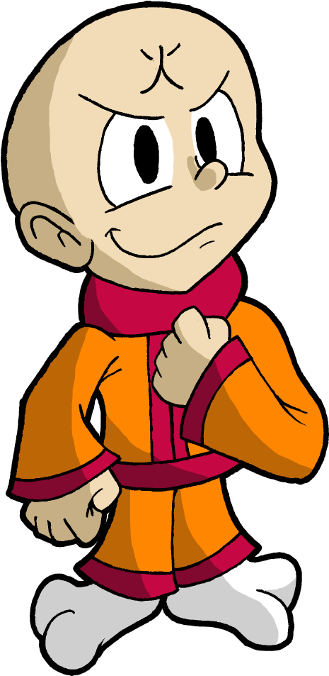 He Combines His Power With His Martial Arts Skills - Cartoon (500x970)