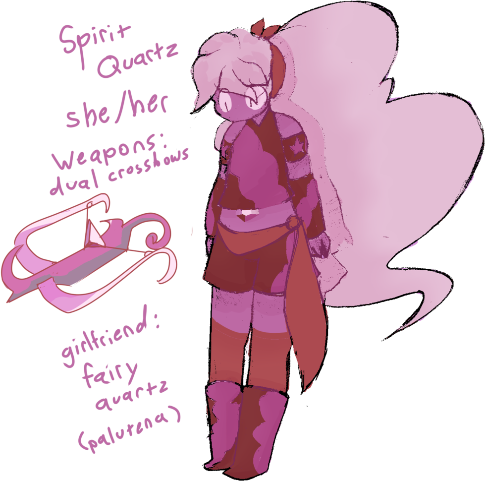 Spirit Quartz Gemsona By Rythiian Spirit Quartz Gemsona - Cartoon (1024x1036)