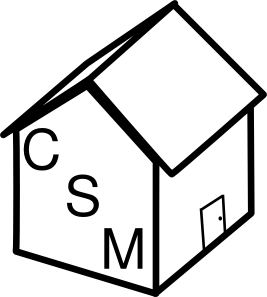 Csm House Without Chimney Clip Art - Clip Art (534x594)