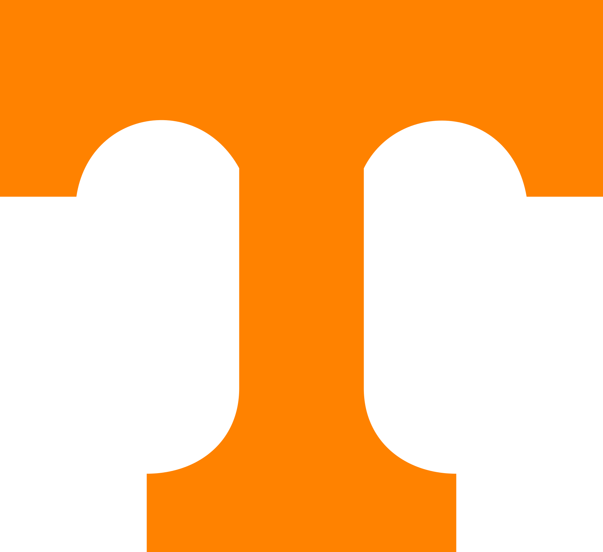 Ut Volunteers Logo - Tennessee Football Logo Png (2000x1833)