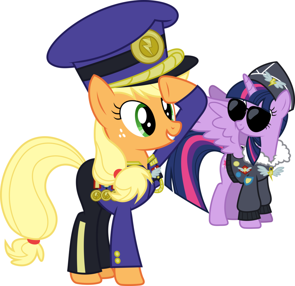 Cornol Clipart Commander - Apple Jack Princess Twilight Sparkle Part 1 (1024x991)