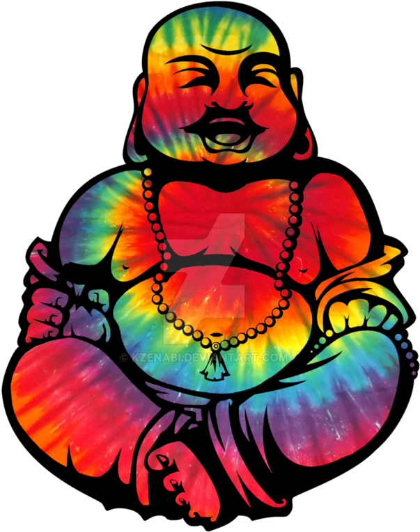 Tie-dye Buddha By Kzenabi - Tie-dye (774x1032)