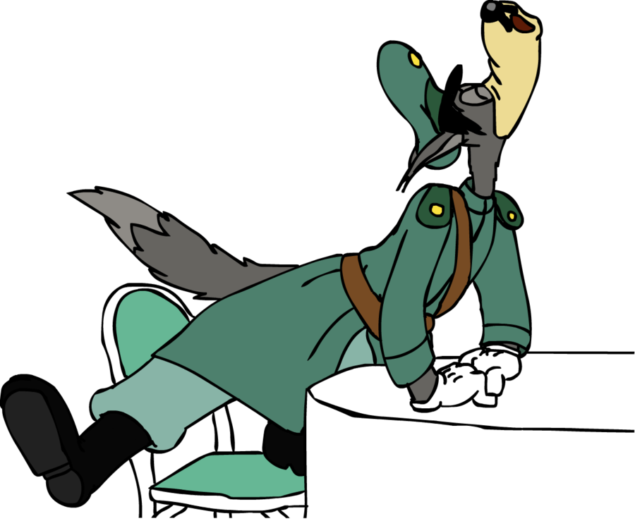 Cartoon Wolf Howling - Cartoon Wolf Howling At Girl (900x739)