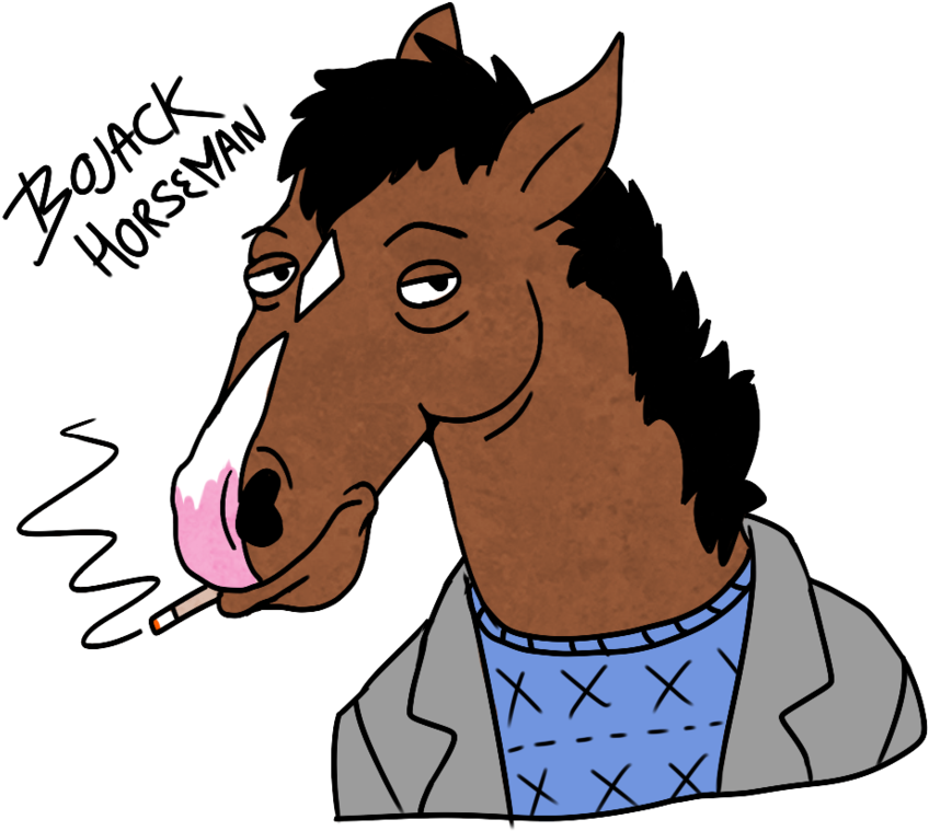 [fa] I'm Bojack The Horse By Howllagan - Cartoon (933x857)
