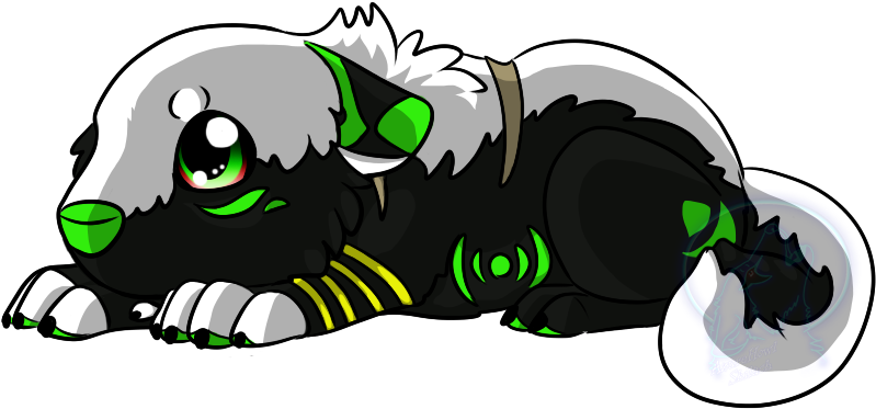 Kaitou Chibi By Azurehowlshilach - Illustration (859x394)