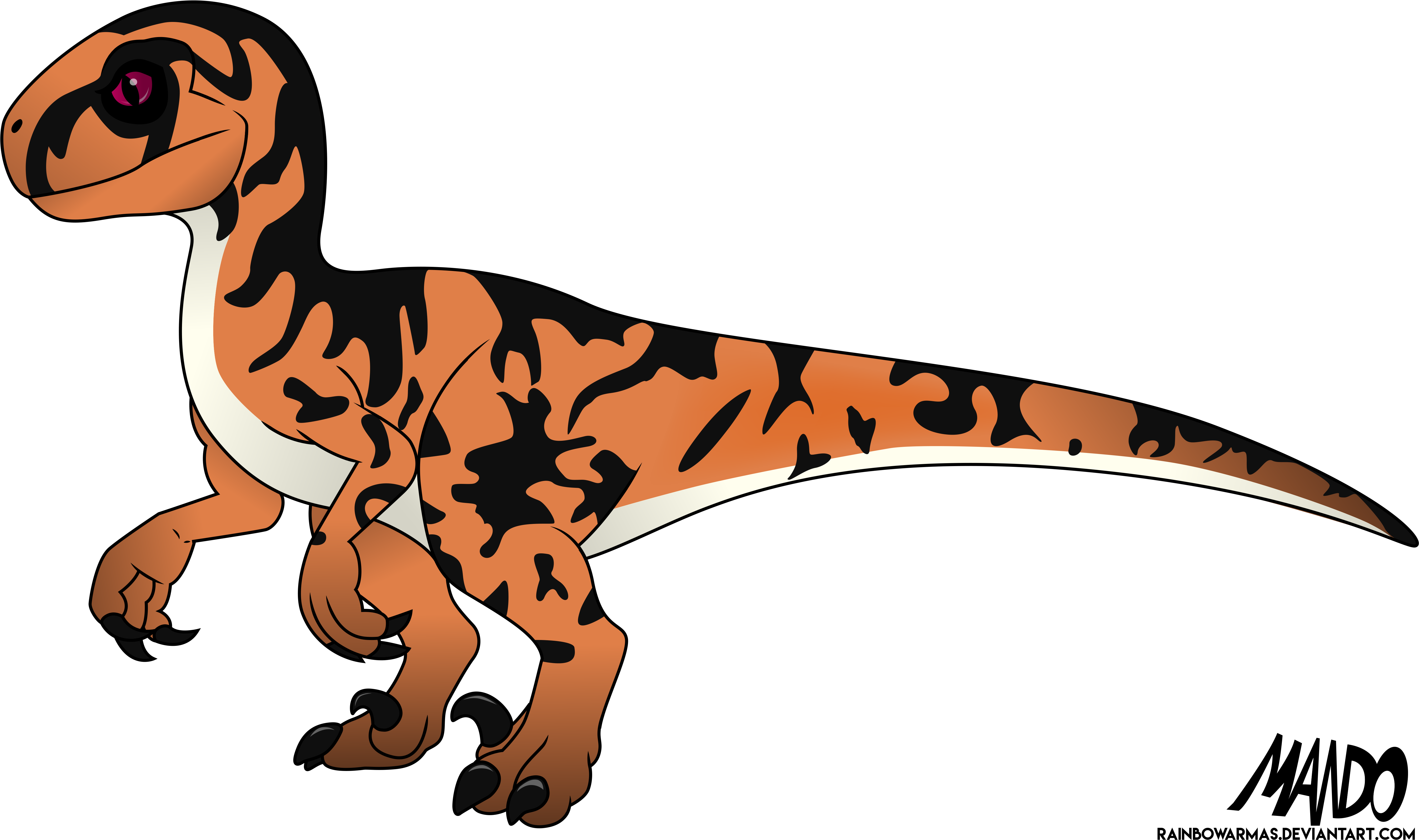 Utahraptor By Rainbowarmas Utahraptor By Rainbowarmas - Velociraptor (6017x3609)