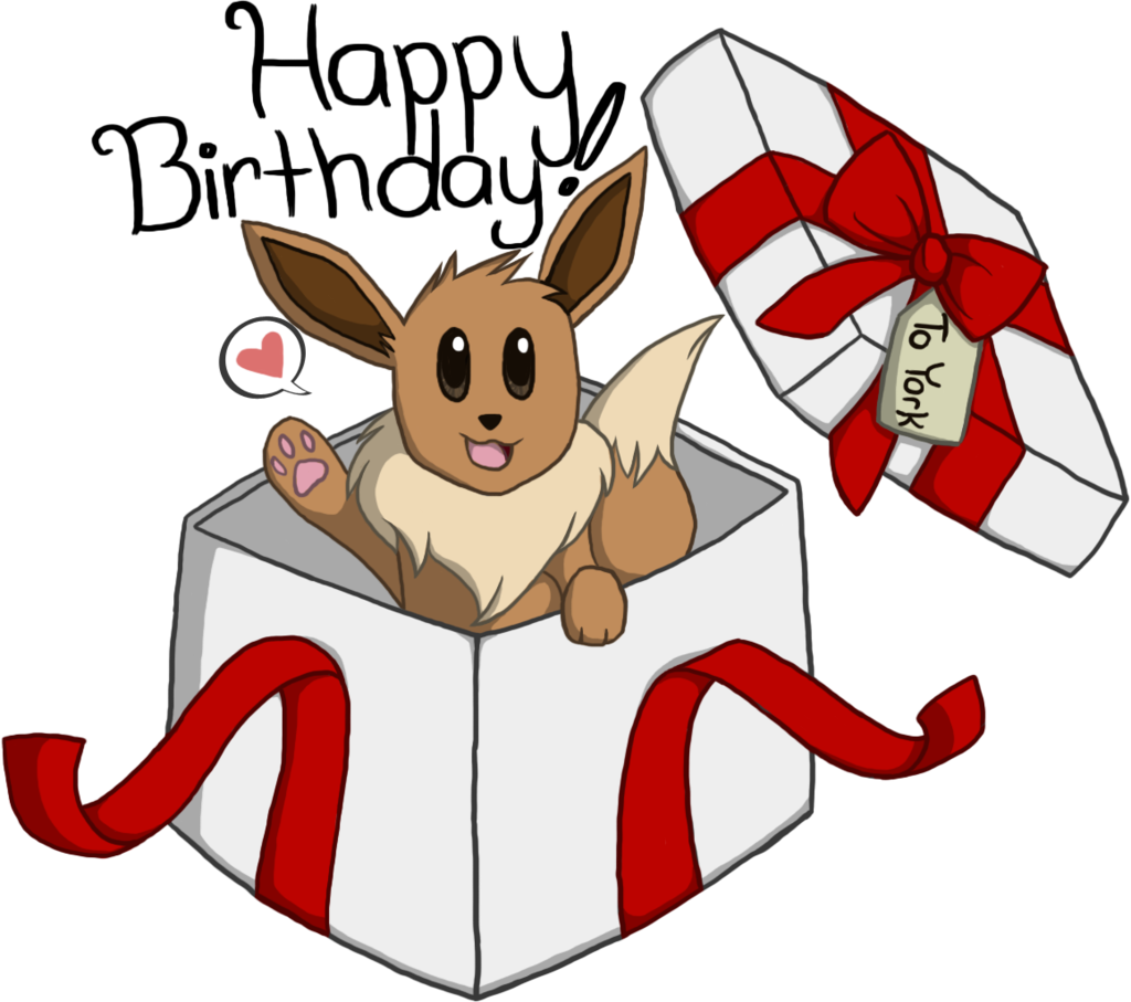 Eevee Birthday Tag By Lady-revan - Cartoon (1024x907)