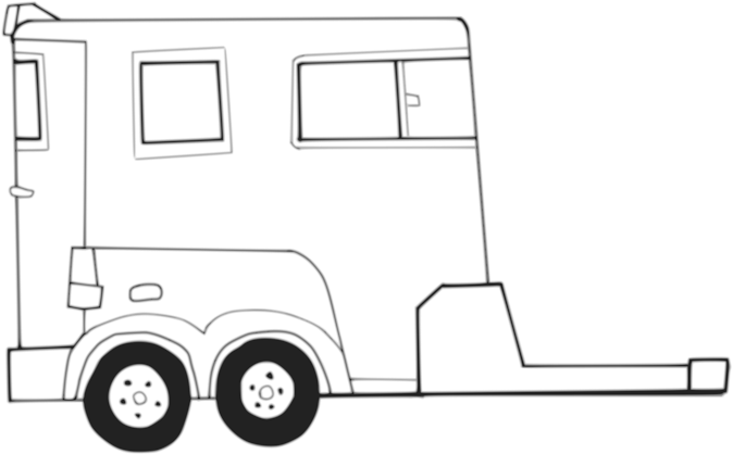 Horse Trailer Clip Art Giengy Clipart - Horse Trailer Clipart (700x442)