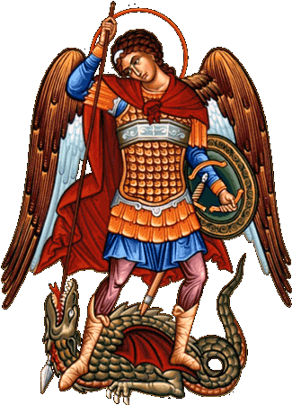 Last Night - Bead Tapestry Patterns For Peyote St. Michael (350x461)