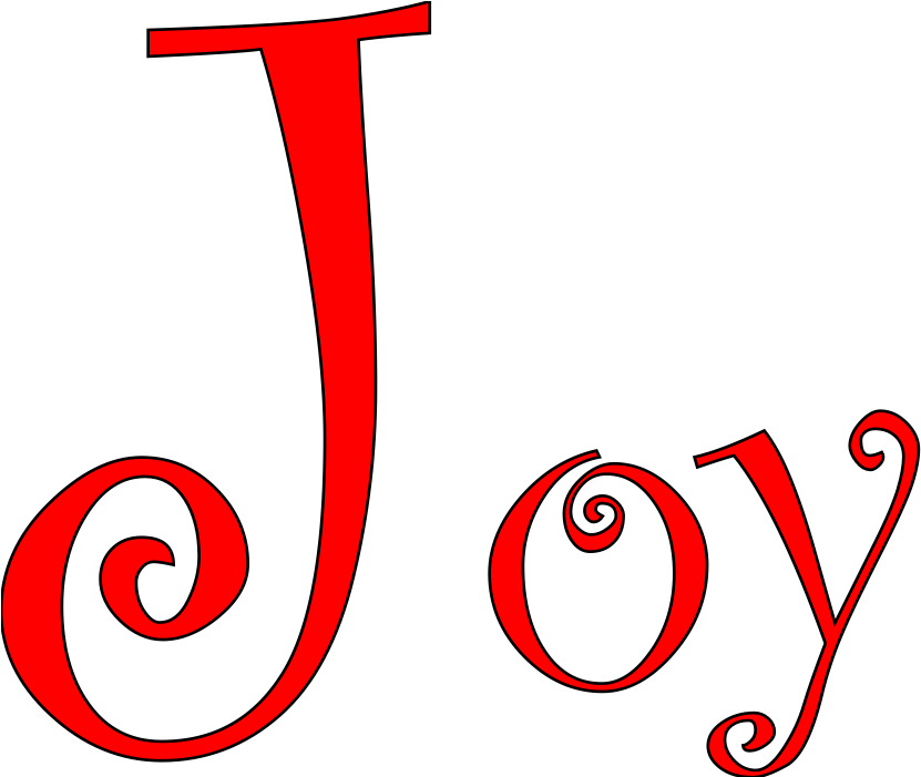 "the Joy Of The Faith" - Transparent Joy Word (841x700)
