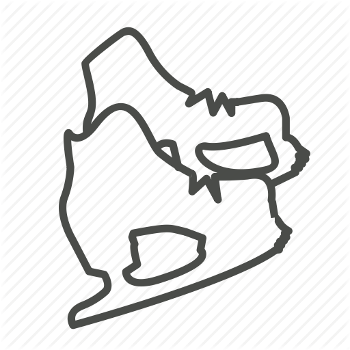 Ice Hockey Skate Icon - Ice Skate (512x512)