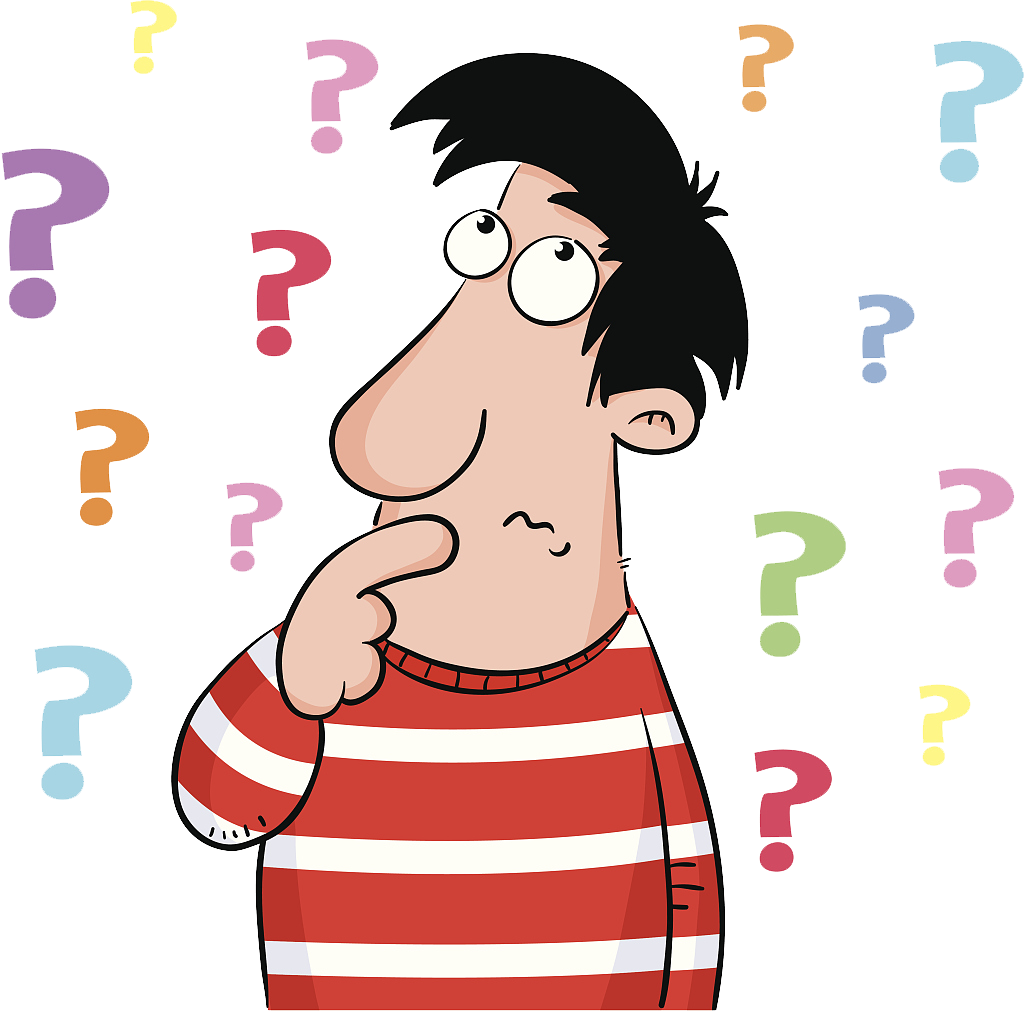 A Cartoon Illustration Is Confused By A Pile Of Questions - Tricky Riddles And Answers (1024x1011)