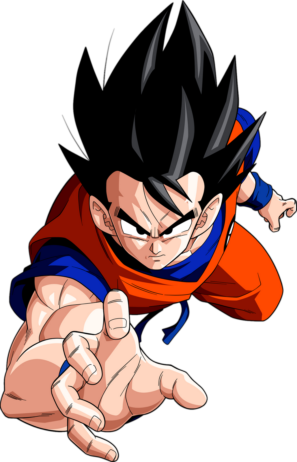 Dragon Ball Z Clipart Logo - Goku Png (1029x1600)