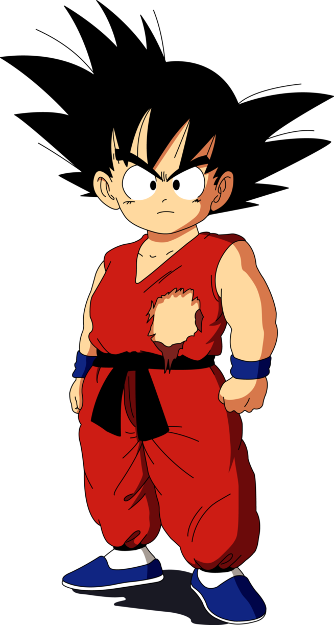 Dragon Ball Goku Png File - Dragon Ball Original Goku (654x1223)