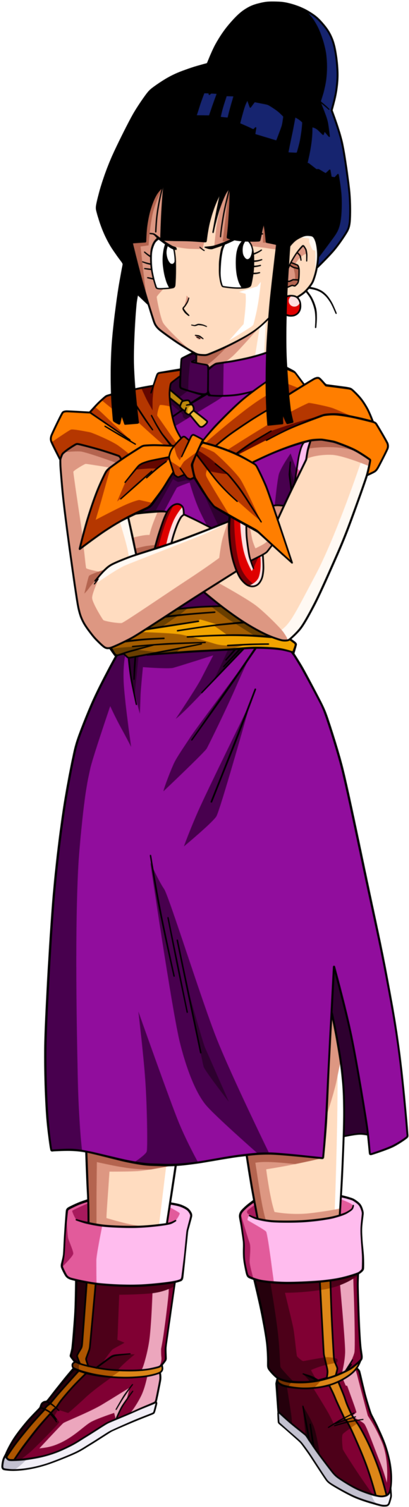 Chi-chi Goku Vegeta Bulma Gohan - Chi Chi Dragon Ball Z (1024x2240)