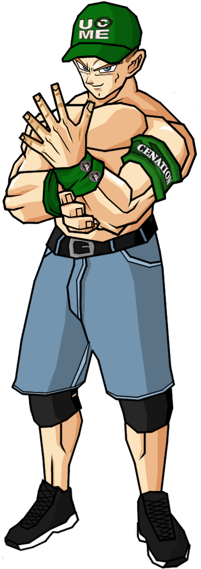 John Cena By Legofrieza Clipartlook - John Cena Dragon Ball Z (434x1174)