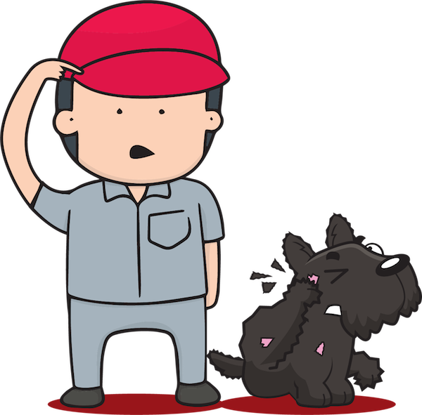 Confused About Dog Health - Cartoon (600x591)