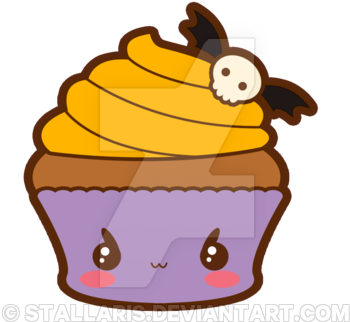 Halloween Cupcake By Stallaris - Cupcake (400x341)