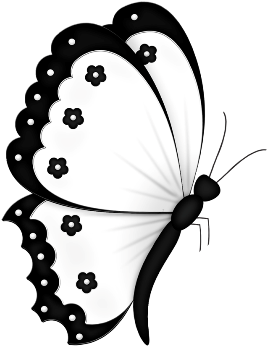 Publicat De Eu Ciresica La - Borboletas Clipart Png (336x420)