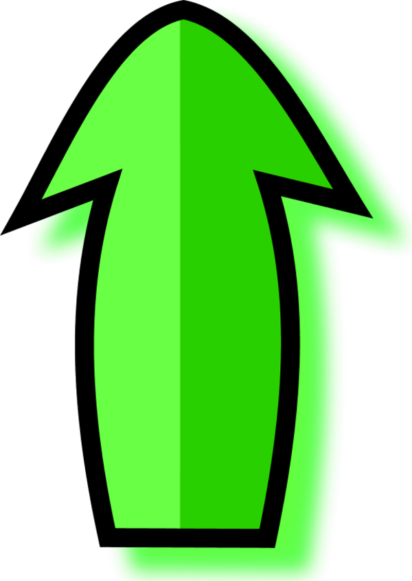 Arrow Pointing Up - Clip Art (600x845)