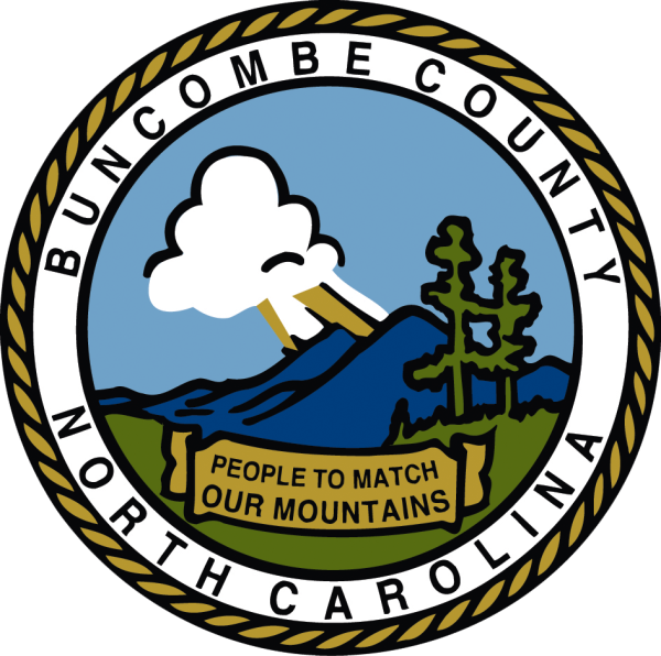 Commissioners Take Deep Breath, Count To Ten - Buncombe County Seal (600x596)