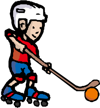 Ball Hockey Ice Hockey Floor Hockey Clip Art - Vocabulary Of Floor Hockey (567x567)
