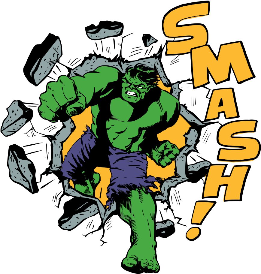 2 Oct - Komar Av4-010 Marvel Comics - The Incredible Hulk Smash (1000x1000)