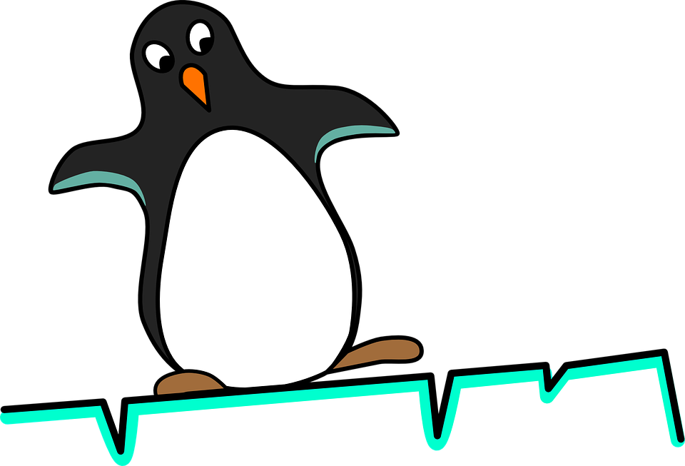 Ice Skating Clipart 22, - Penguin On Iceberg Clipart (1920x1307)