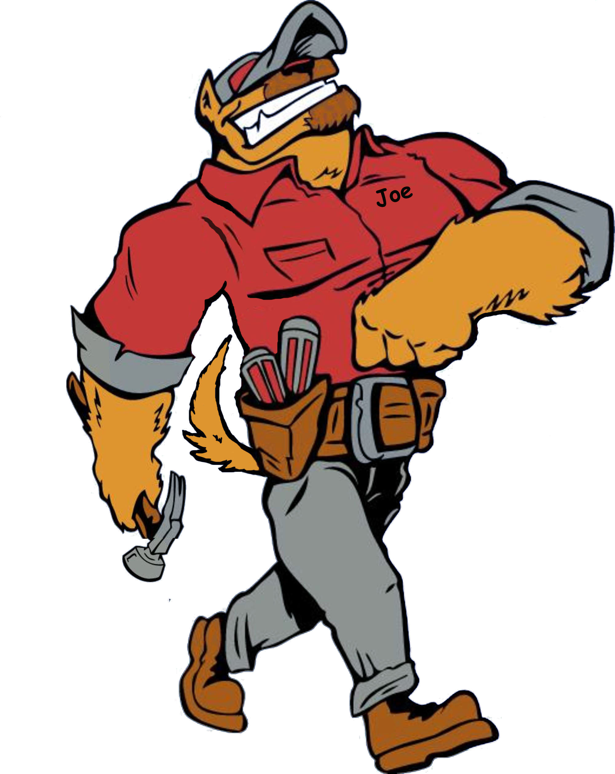 Dog Handyman Mr Joe Fix It Clip Art - Dog Handyman Mr Joe Fix It Clip Art (2000x2517)