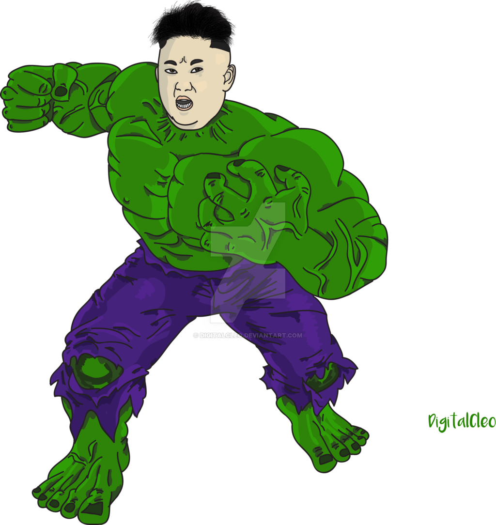 Kim Jong-hulk By Digitalcleo - Kim Jong-un (1024x1084)