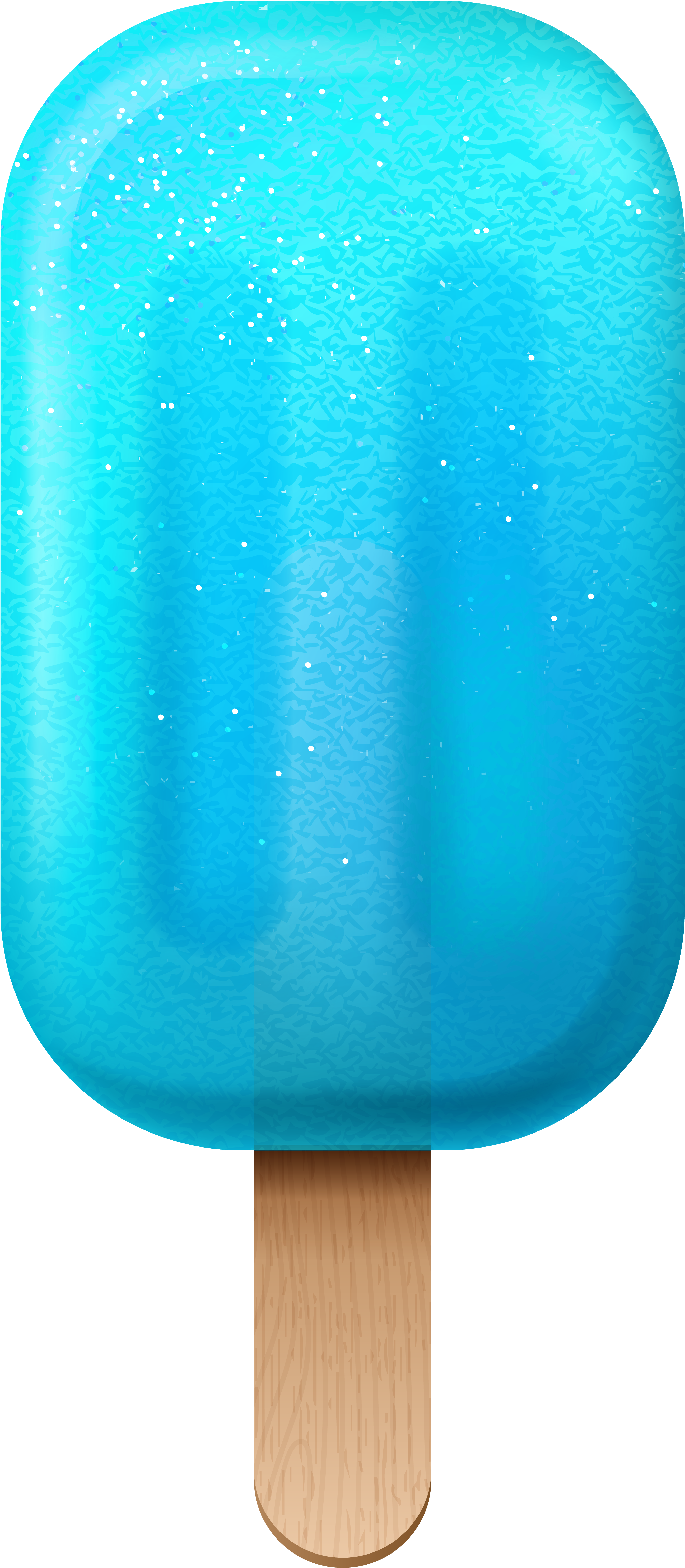 Blue Ice Cream Png Clipart Image - Ice Pop Clipart (2983x6467)