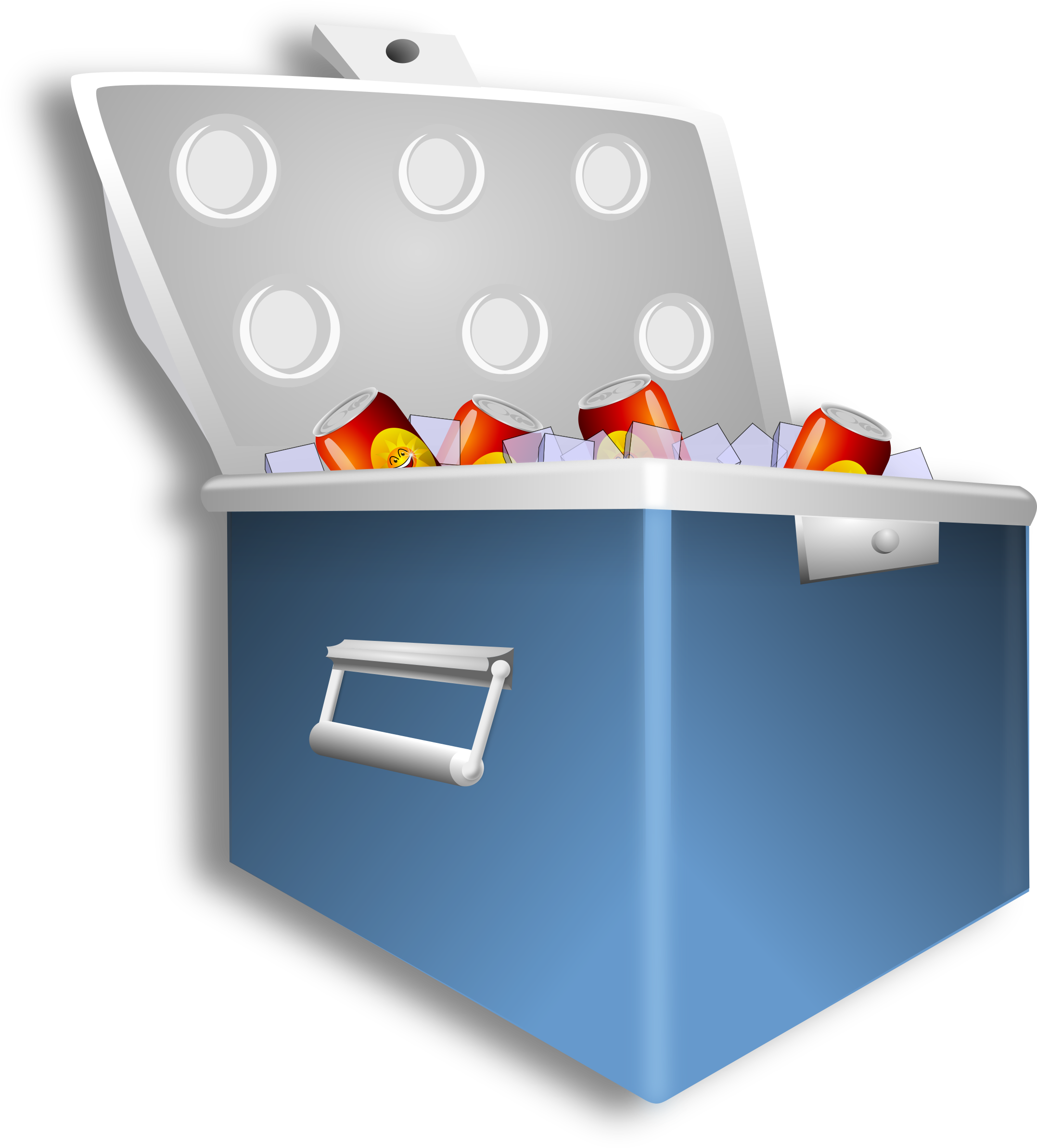 Icebox Png Picture - Cooler Vector (2162x2400)
