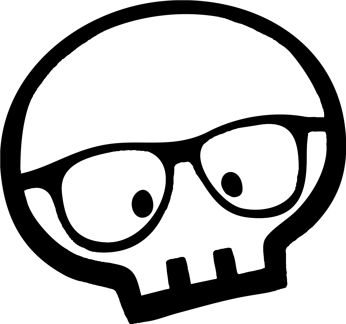 Jon Raymond - Geek Skull - Charm Necklace (1444x1444)