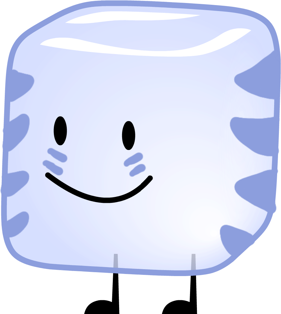 Ice Cube Png Transparent Picture - Bfb Team Ice Cube (952x1074)