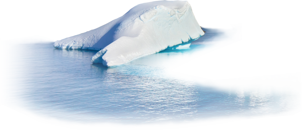 Iceberg Transparent Background - Айсберг Пнг (1024x443)