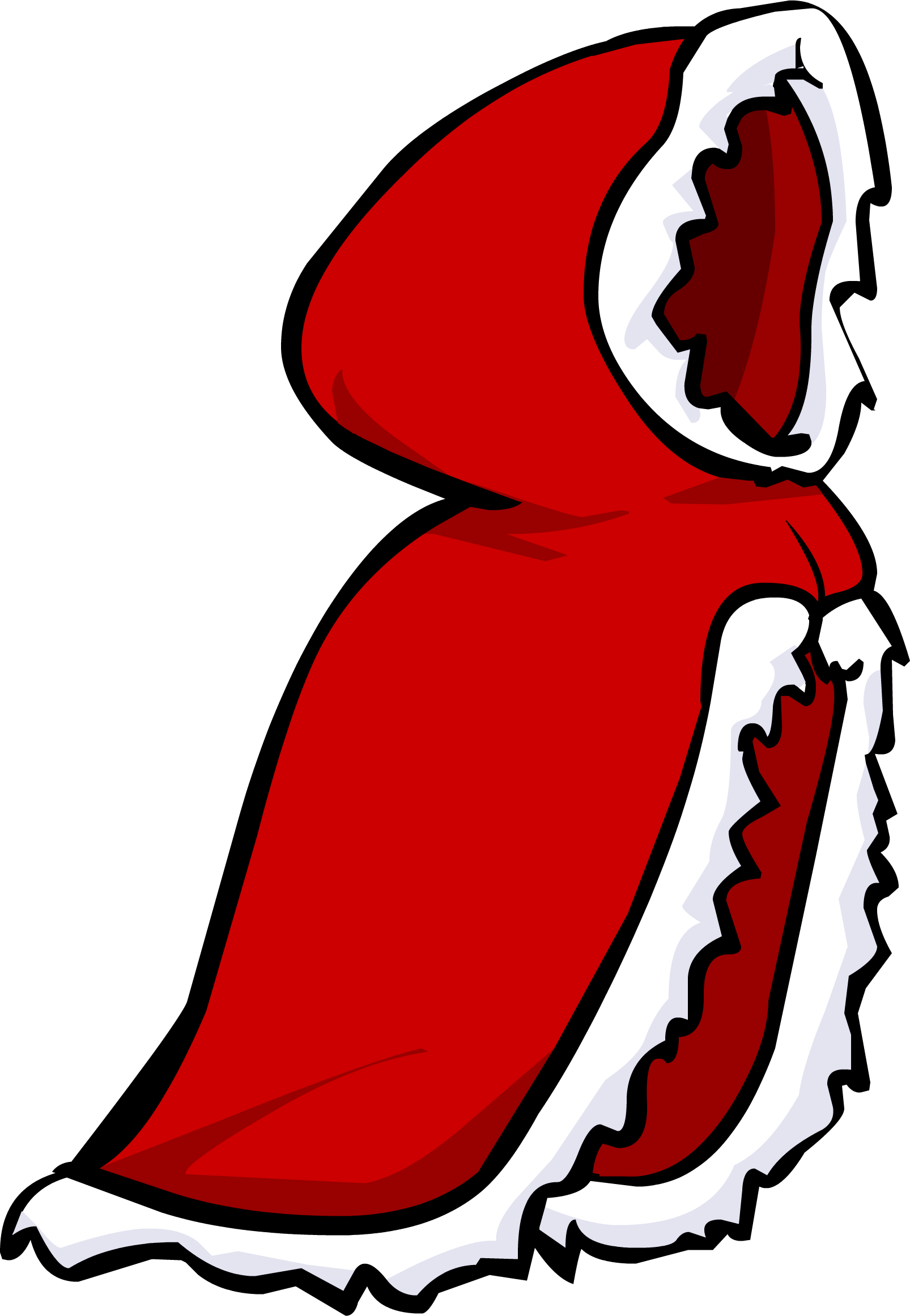 Club Penguin Cape Red Clip Art - Club Penguin Cape Red Clip Art (1606x2323)