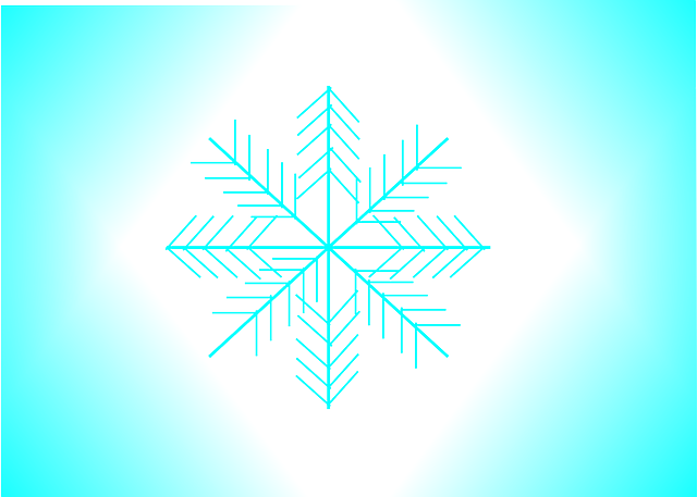 Cartoon, Border, Free, Ice, Winter, Snow, Snowflake - Snow Flake Clip Art (640x457)