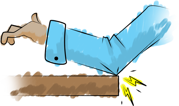 Your Elbows - Elbows On The Table Clipart (600x356)
