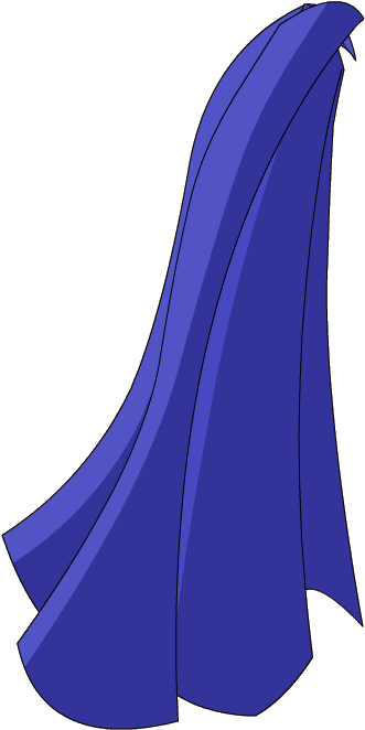 Royal Blue Cape - Formal Wear (336x668)