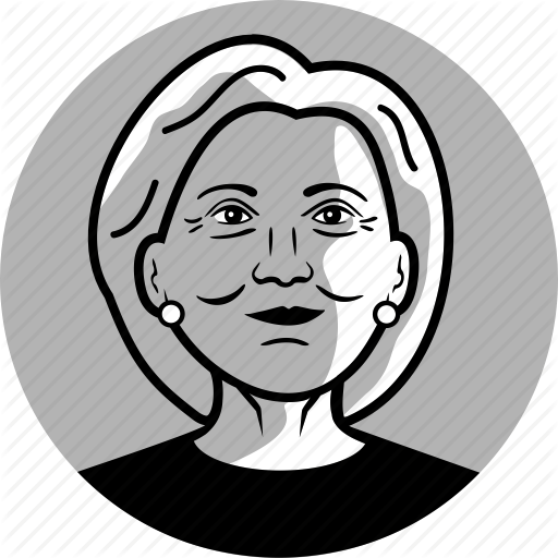 Avatar, Candidate, Democrat, Female, Hillary, Hillary - Female Politician Icon (512x512)