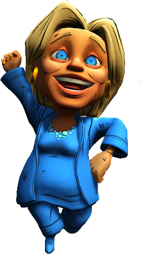 Hillary Clinton - Cartoon (356x535)